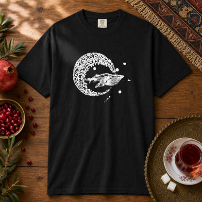 Whale Journey Premium Tee - Black