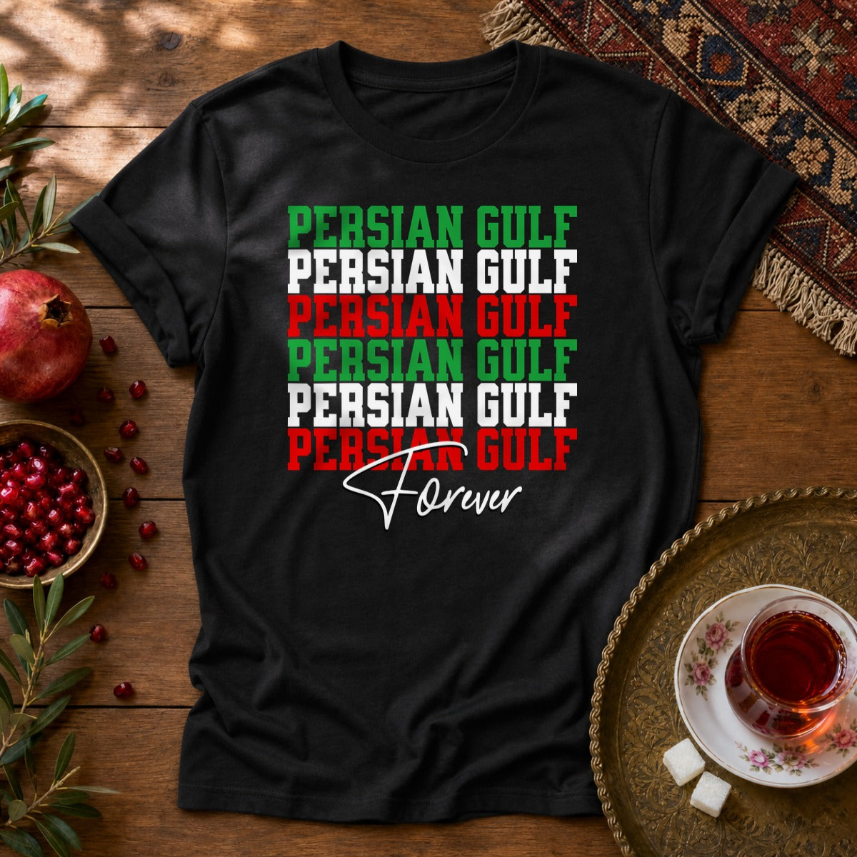Persian Gulf, Forever  Unisex T-Shirt - Black