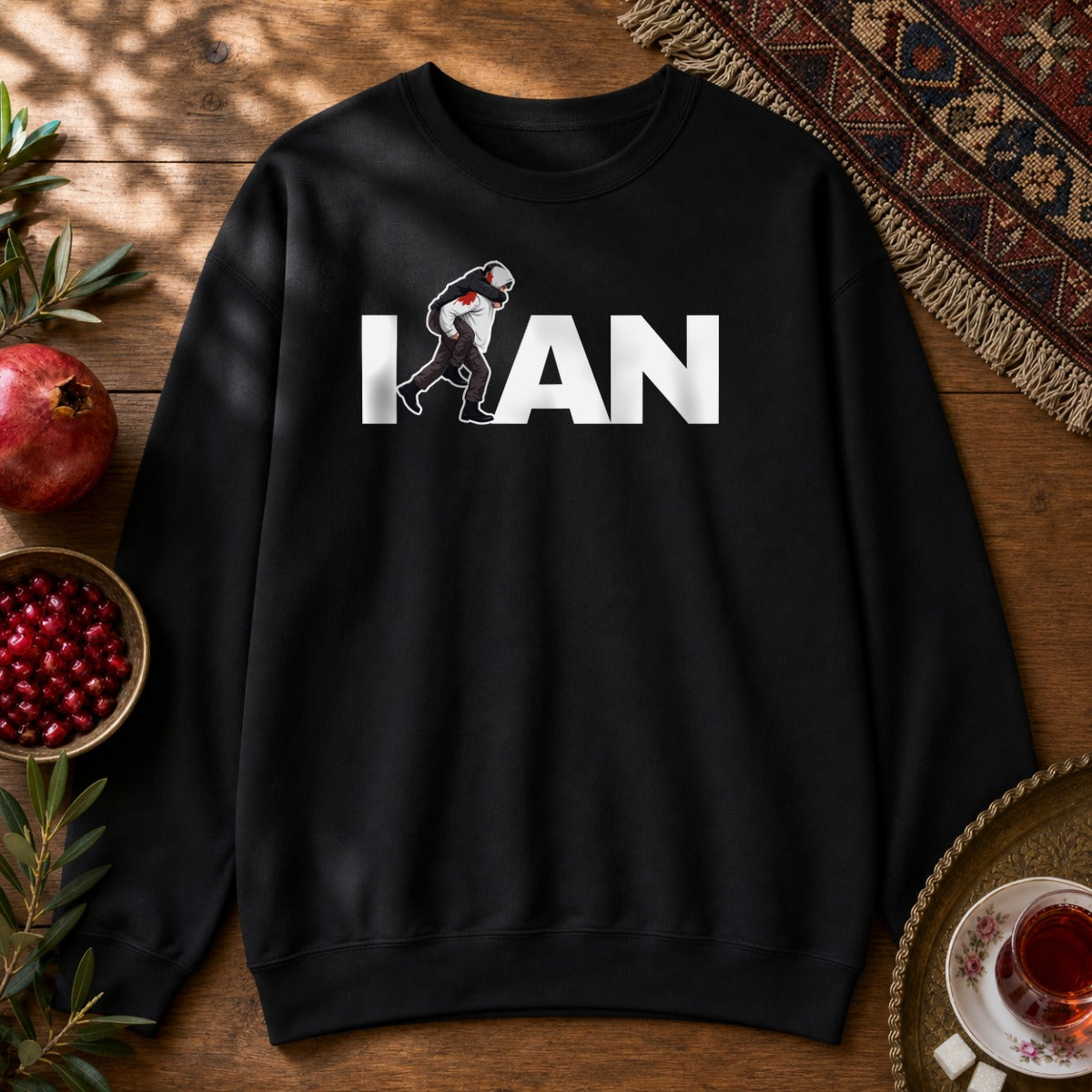 Iran's Fighter (Hamid Mahdavi) Sweatshirt - Black