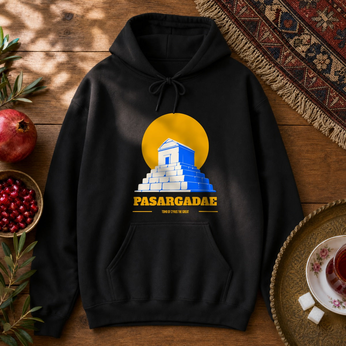 Pasargadae Hoodie - Black