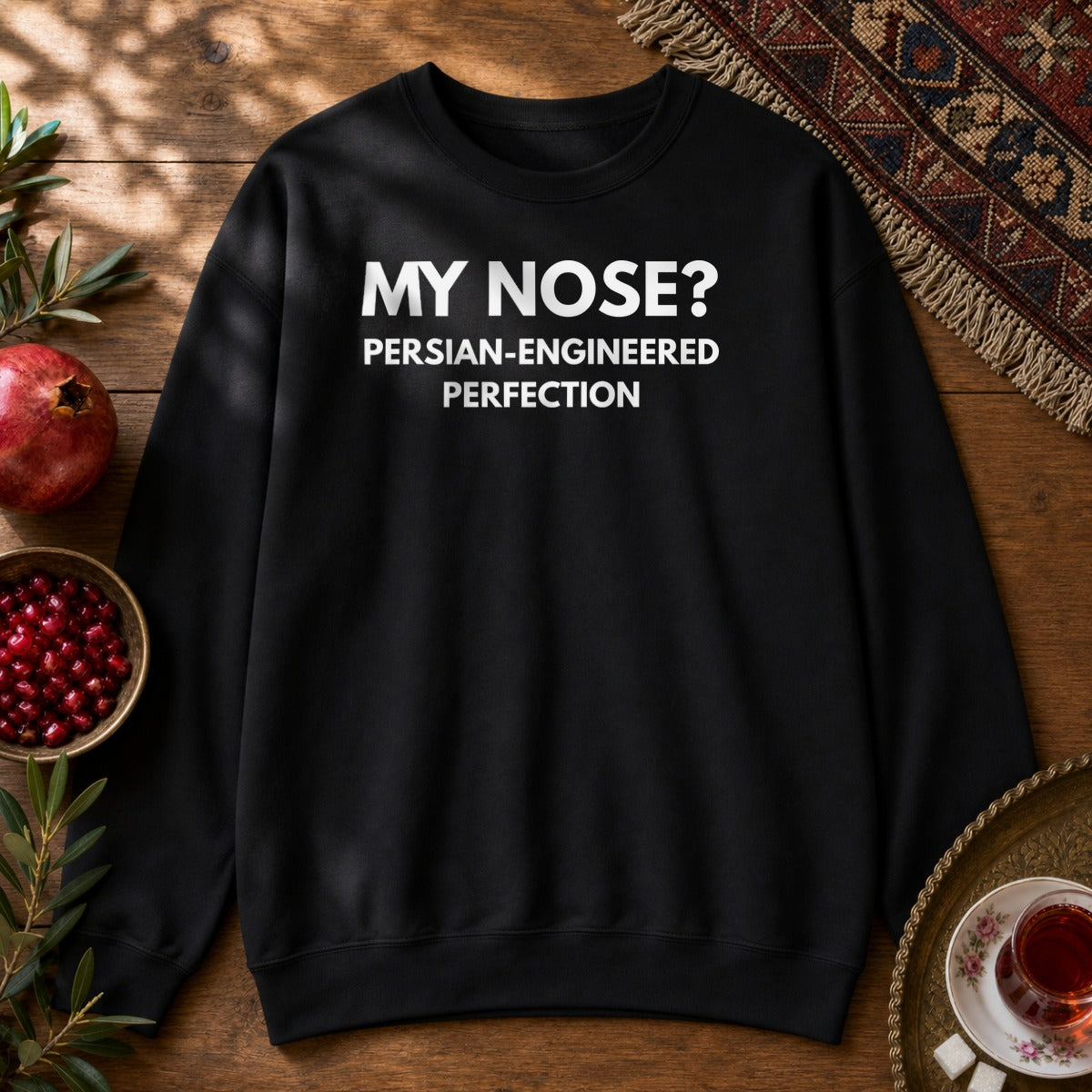 Persian Nose Sweatshirt - Black