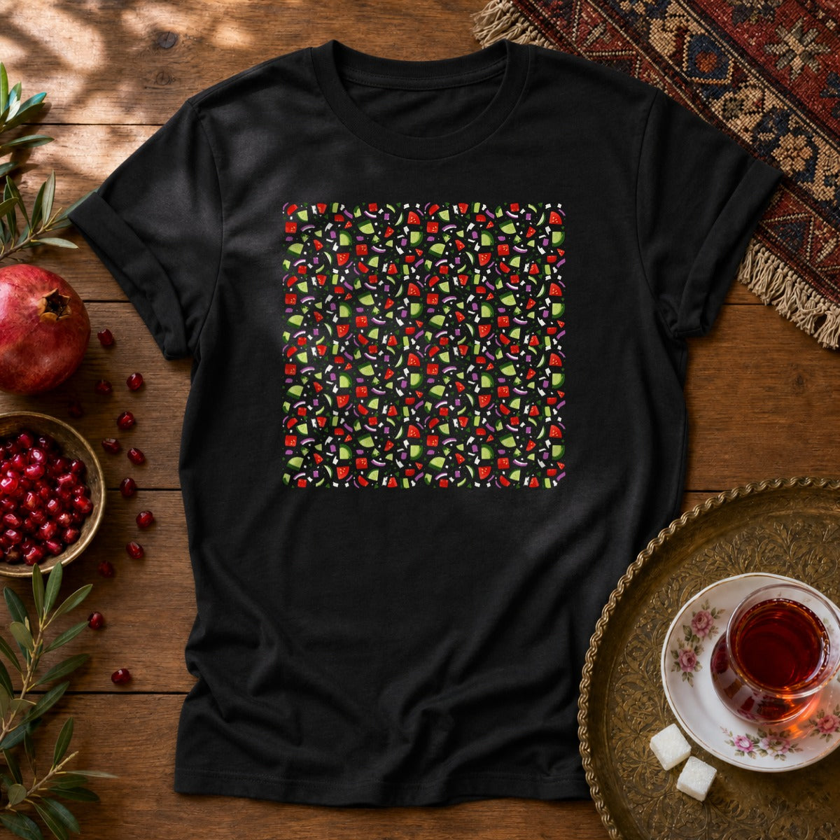 Salad Shirazi Unisex T-Shirt - Black