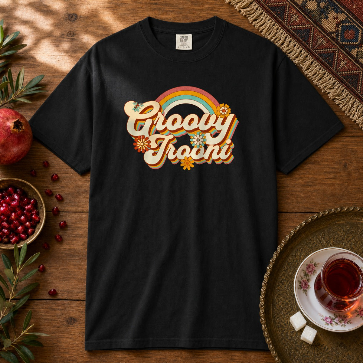 Groovy Irooni Premium Tee - Black