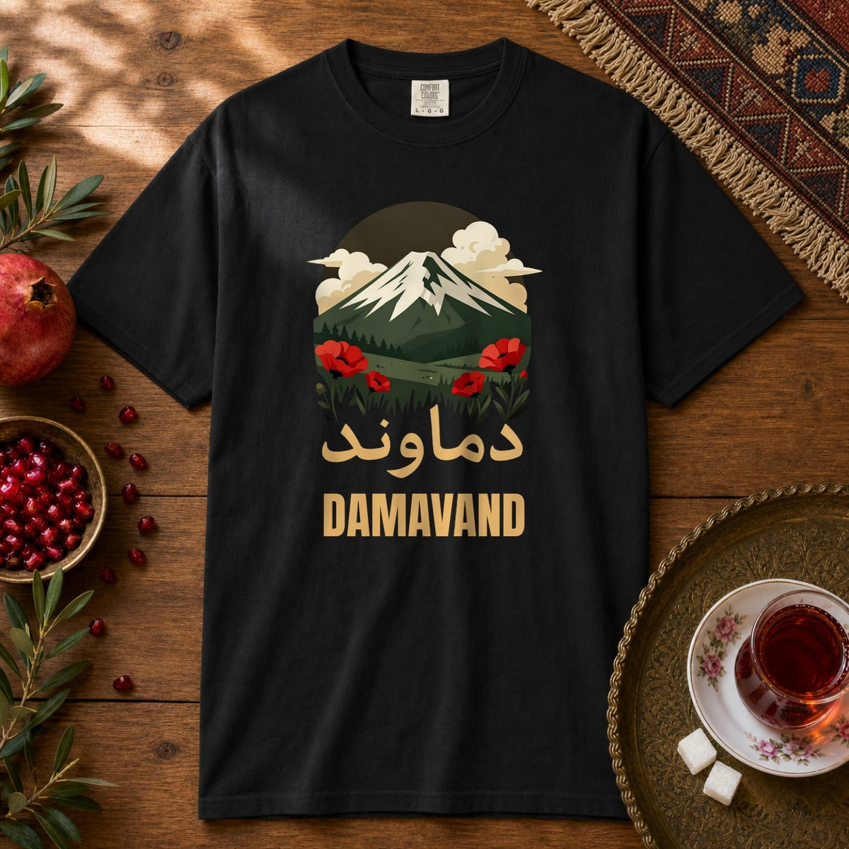 Damavand Dream Premium Tee - Black