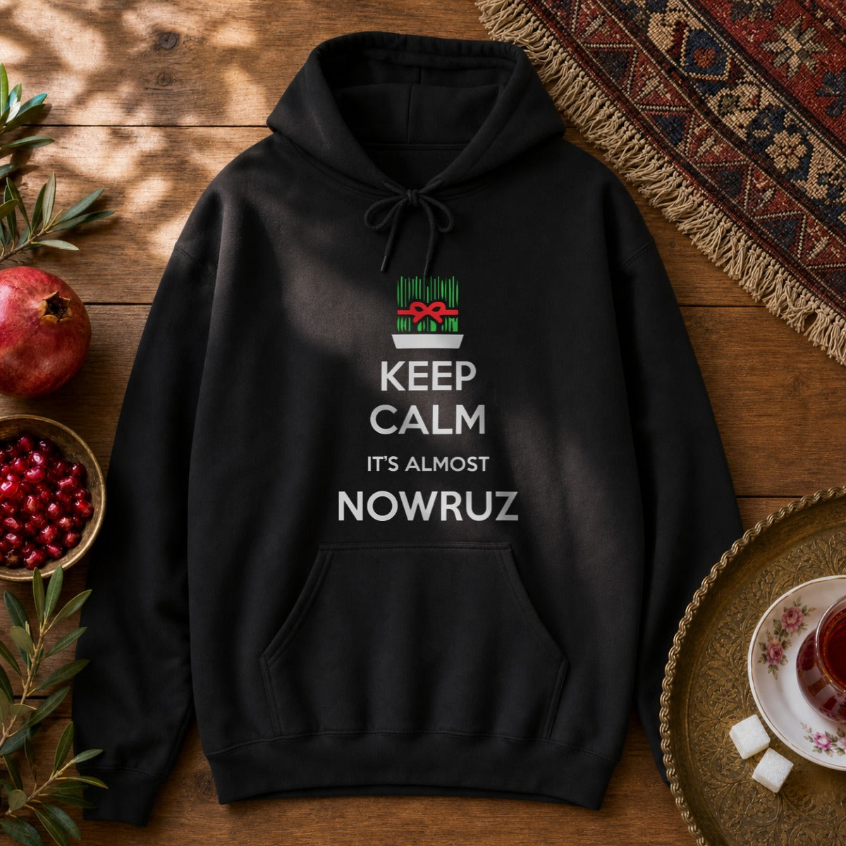 It's Almost Nowruz Hoodie - Black