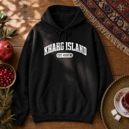 Kharg Island Est. 4000 BC Hoodie - Black