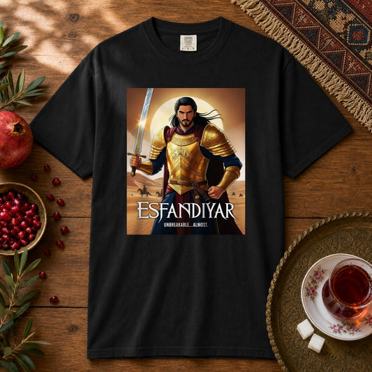 Esfandiyar Unbreakable ... Almost  Premium Tee - Black
