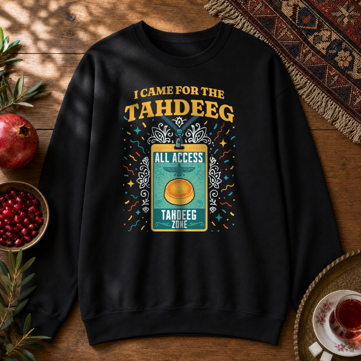 Tahdeeg VIP Sweatshirt - Black