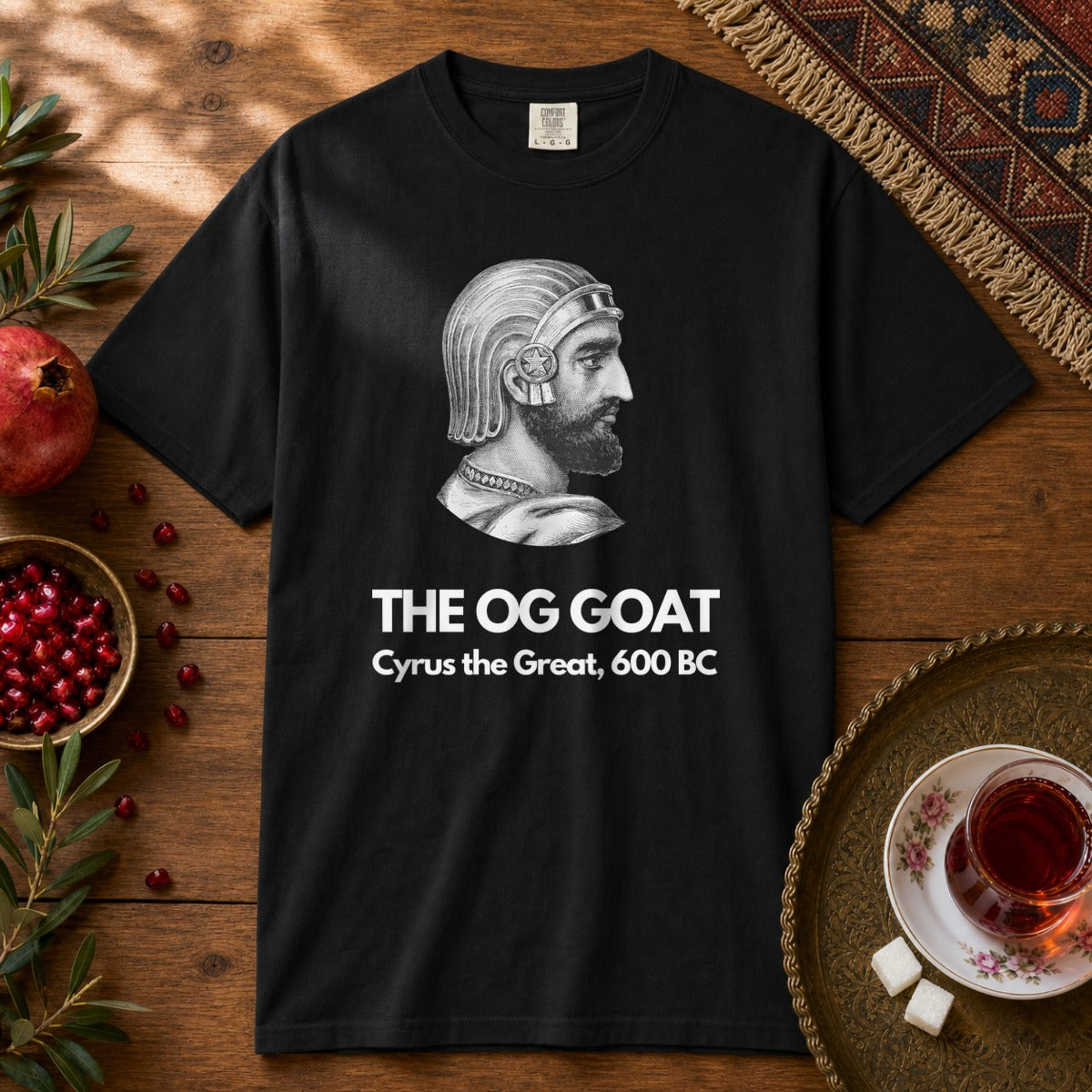 The OG GOAT Premium Tee - Black