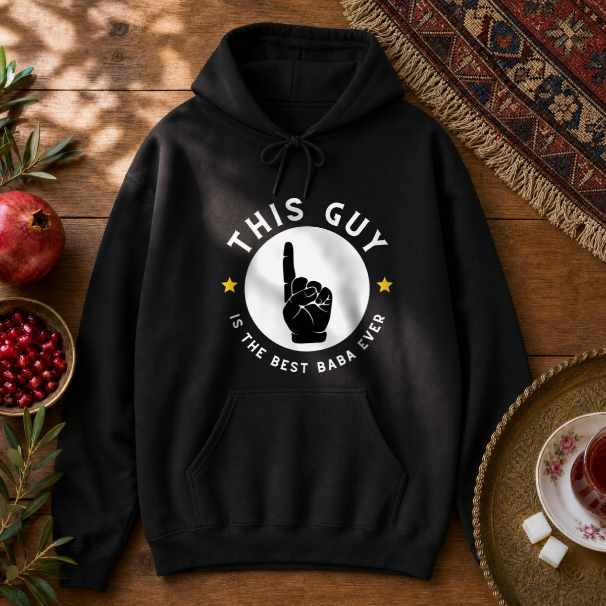 This guy is the best Baba Hoodie - Black