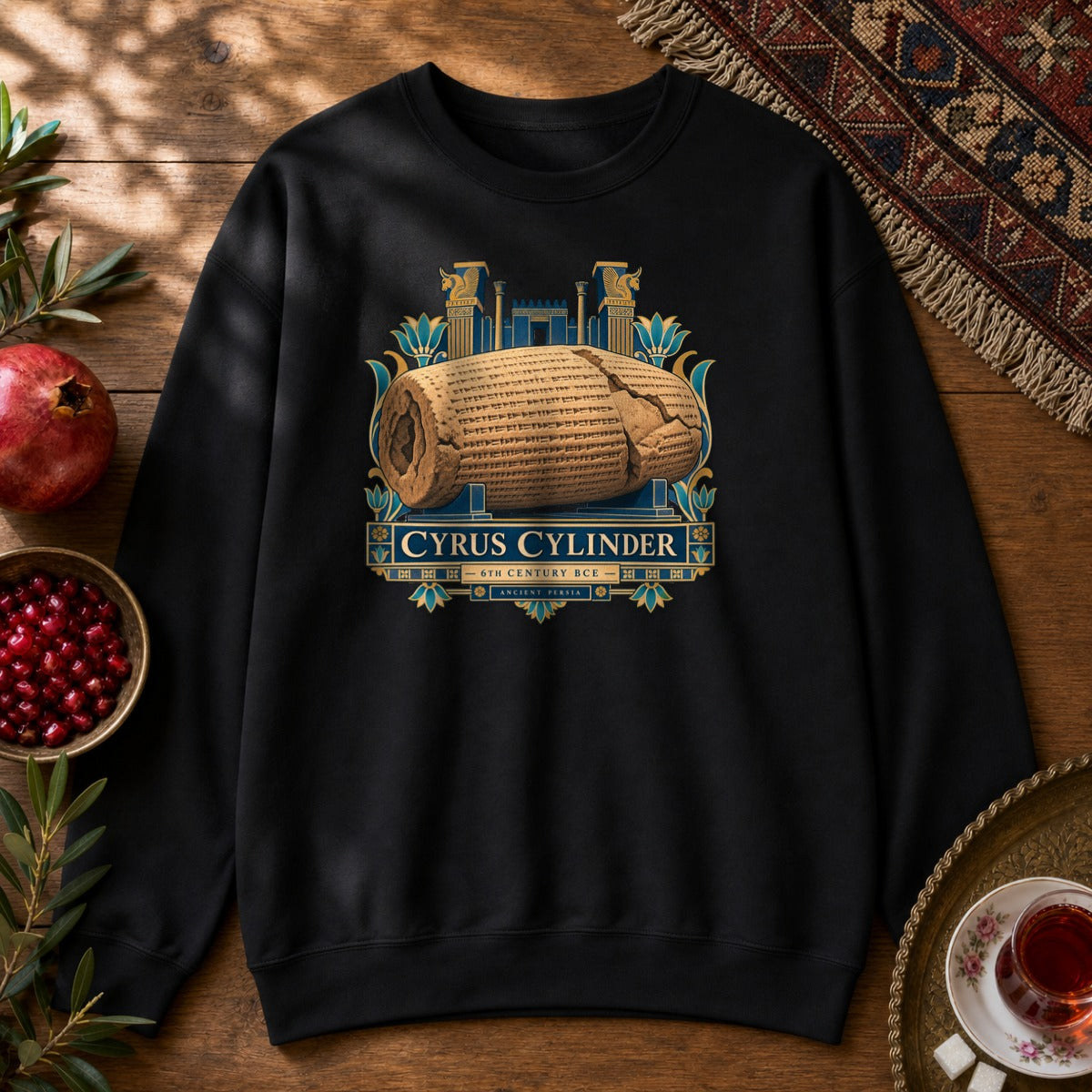 Cyrus Cylinder Sweatshirt - Black