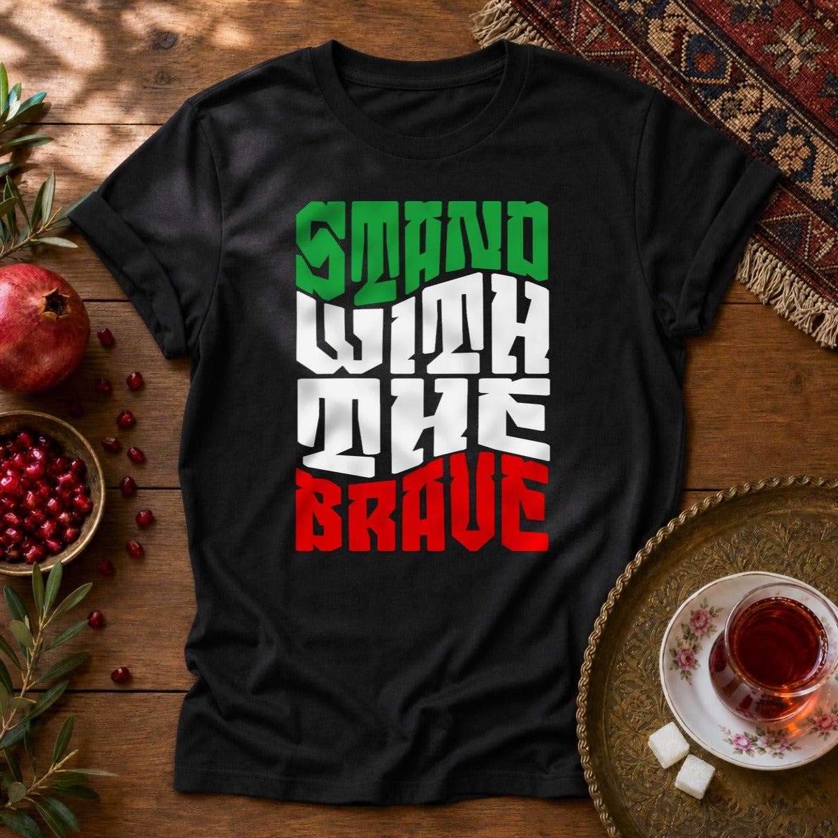Stand with the Brave Unisex T-Shirt - Black