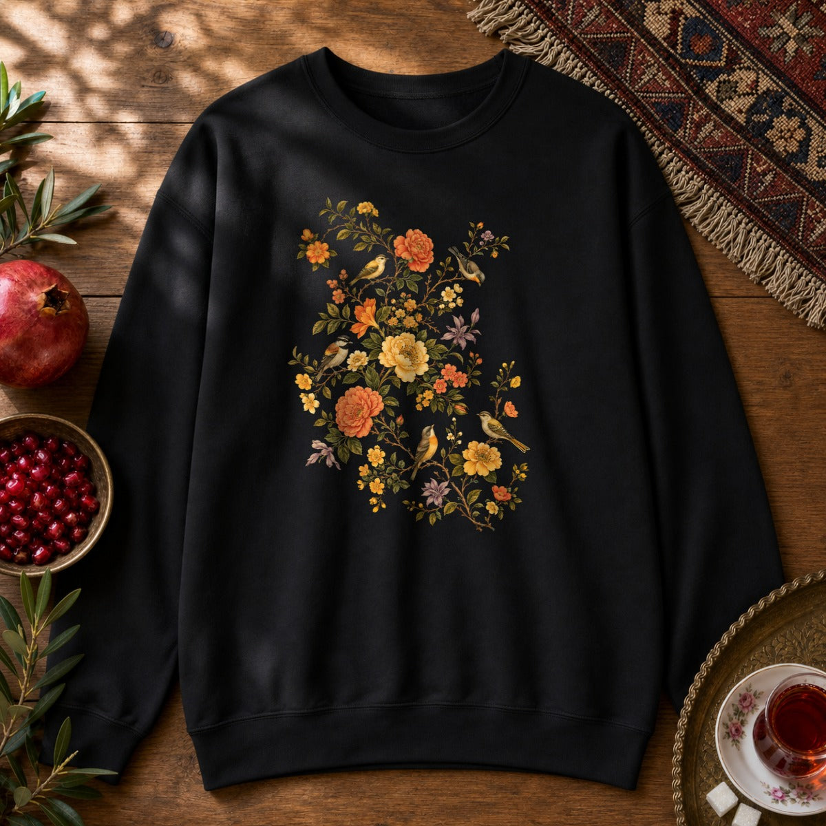 Gol va Morgh Sweatshirt - Black