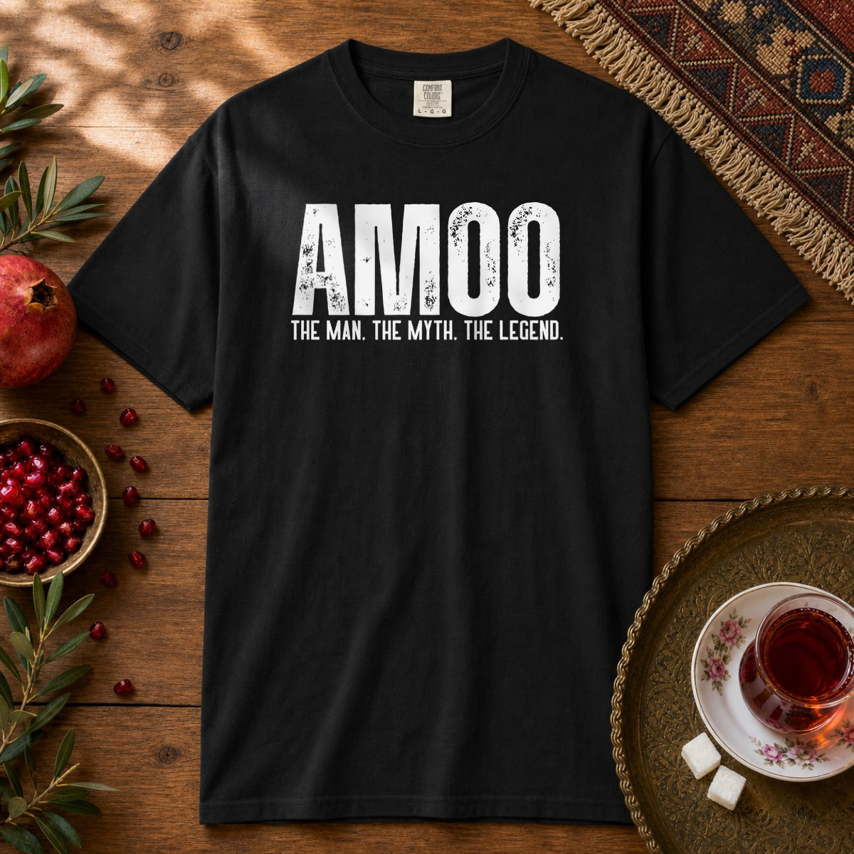 Amoo, the myth Premium Tee - Black