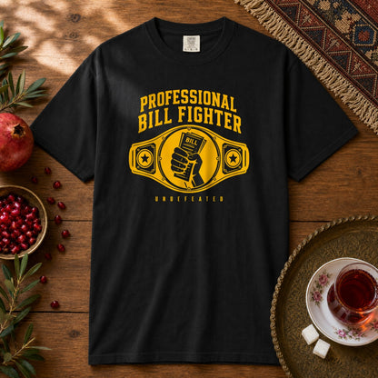 Professional Bill Fighter Premium Tee - Black