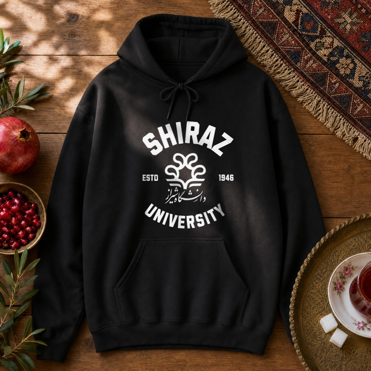 Shiraz University Hoodie - Black