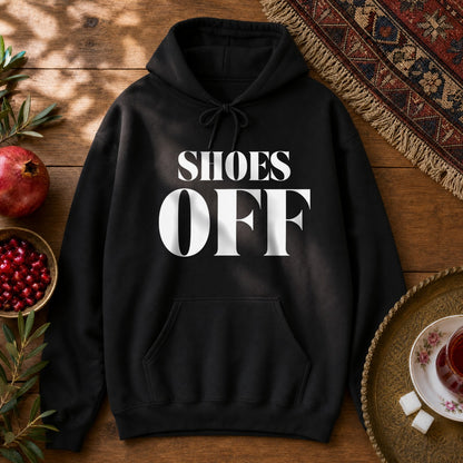 Shoes Off Hoodie - Black