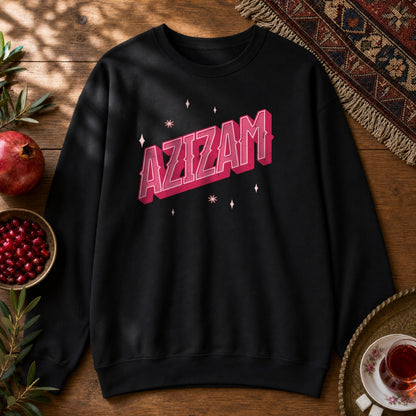 Azizam Vintage Sweatshirt - Black