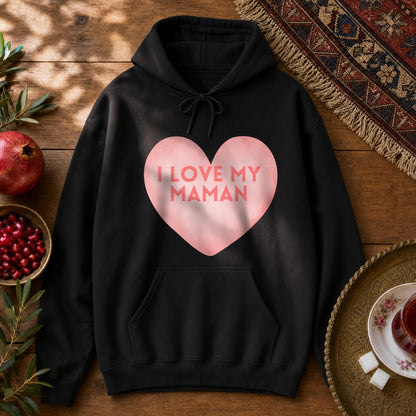 I love my Maman Hoodie - Black