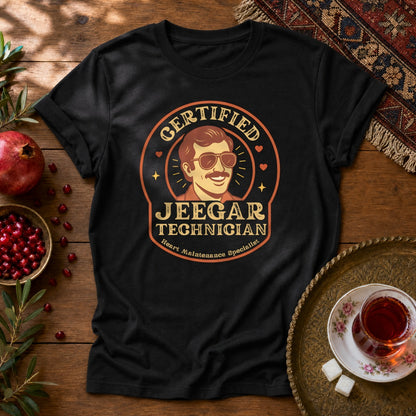 Certified Jeegar Technician Unisex T-Shirt - Black