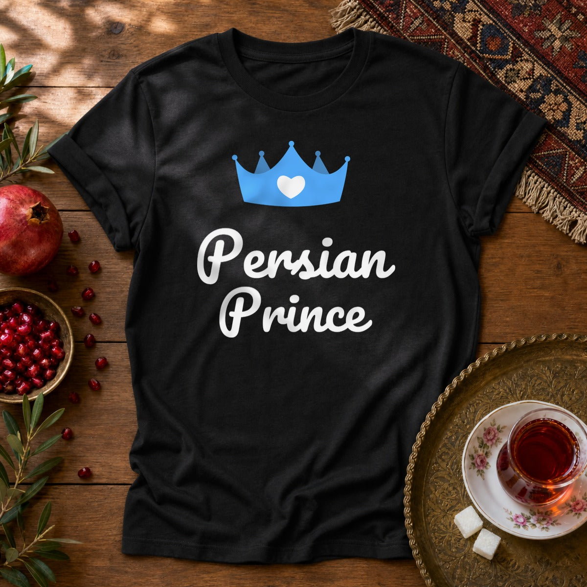 Persian Prince Unisex T-Shirt - Black