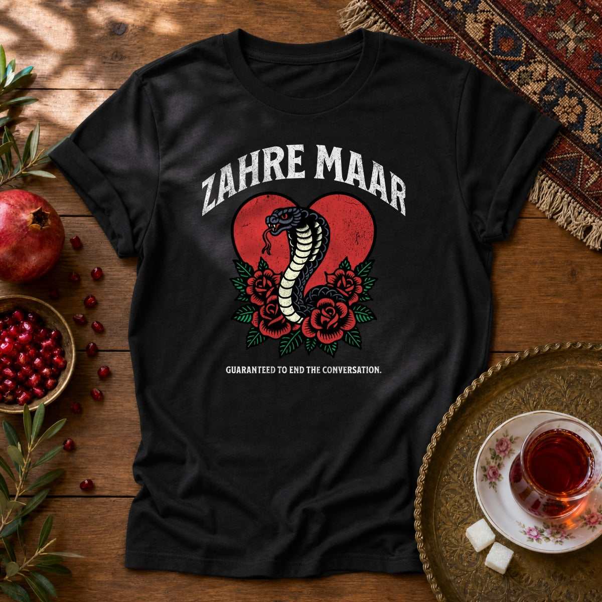 Zahre Maar Unisex T-Shirt - Black