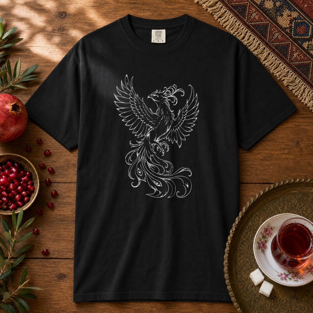 Simorgh Premium Tee - Black