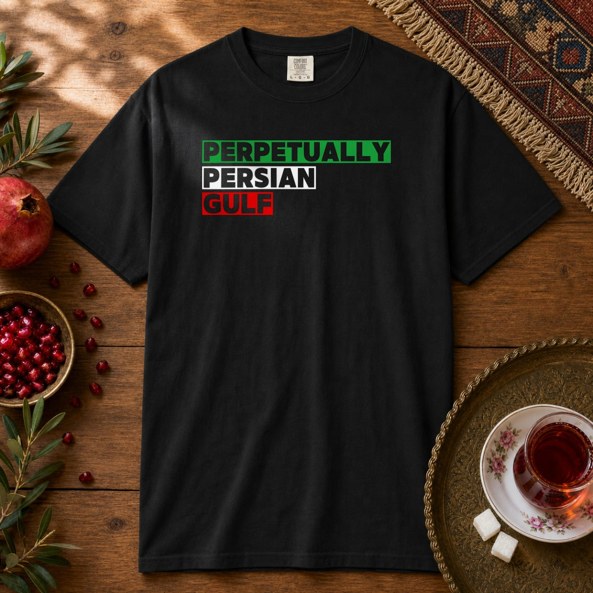 Perpetually Persian Gulf Premium Tee - Black