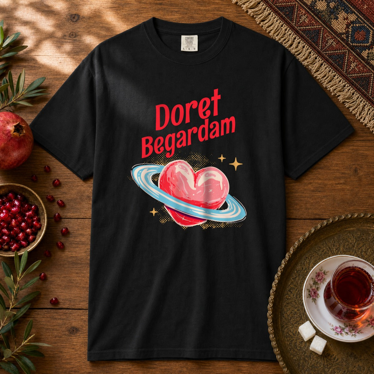 Doret Begardam Premium Tee - Black