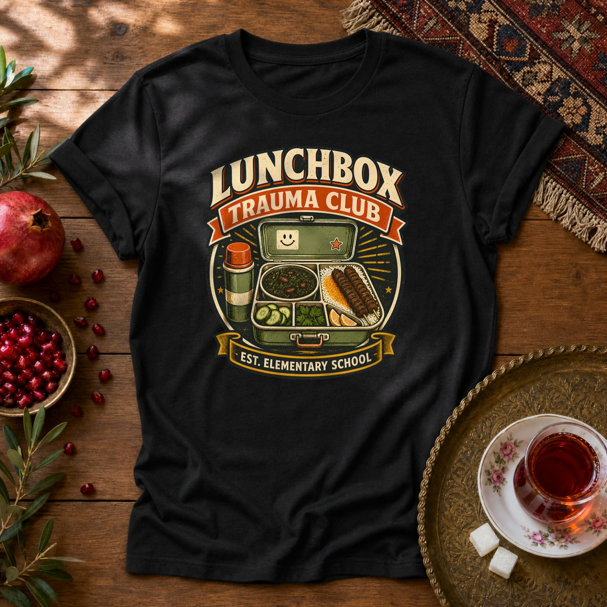 Lunchbox Trauma Club Unisex T-Shirt - Black