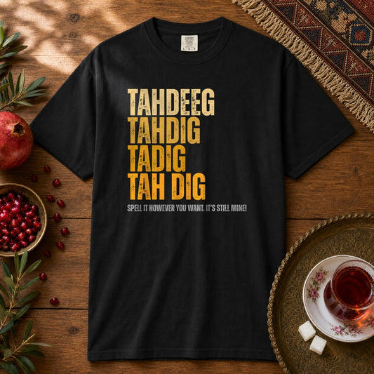 Spelling Tahdeeg Premium Tee - Black