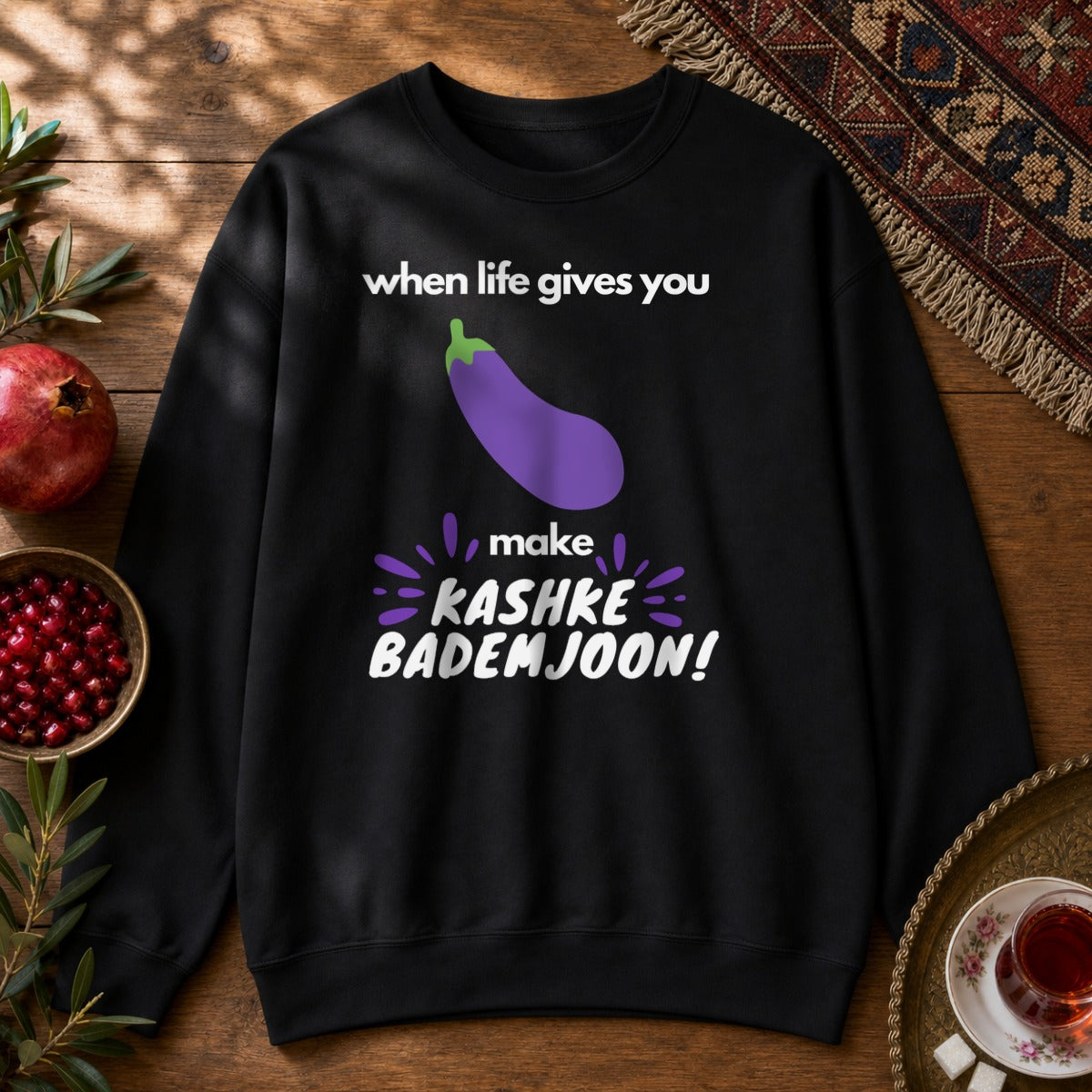 Bademjoon Sweatshirt - Black