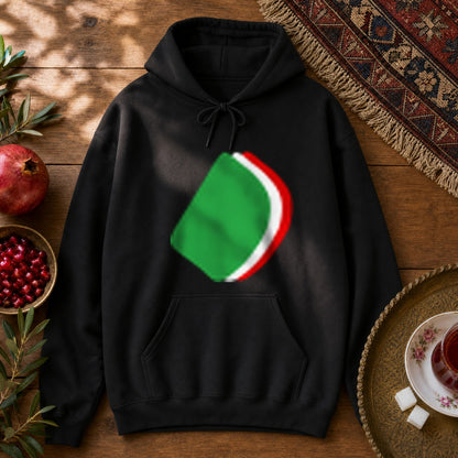 Flag Noqte Hoodie - Black