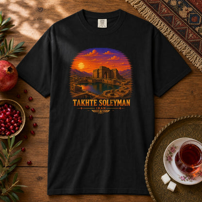 Takhte Soleyman - Pixel Art Premium Tee - Black