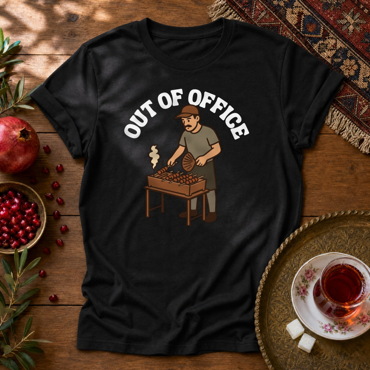 Out of Office Unisex T-Shirt - Black