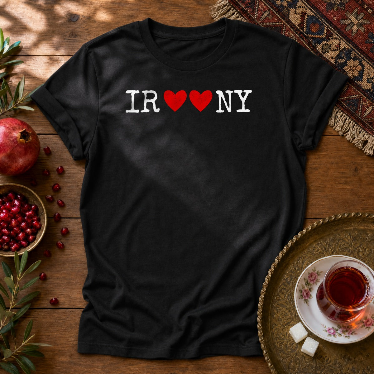 Iroony Unisex T-Shirt - Black