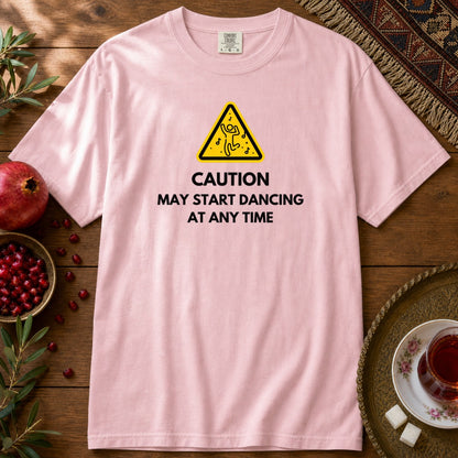 Dance Caution Sign Premium Tee - Blossom