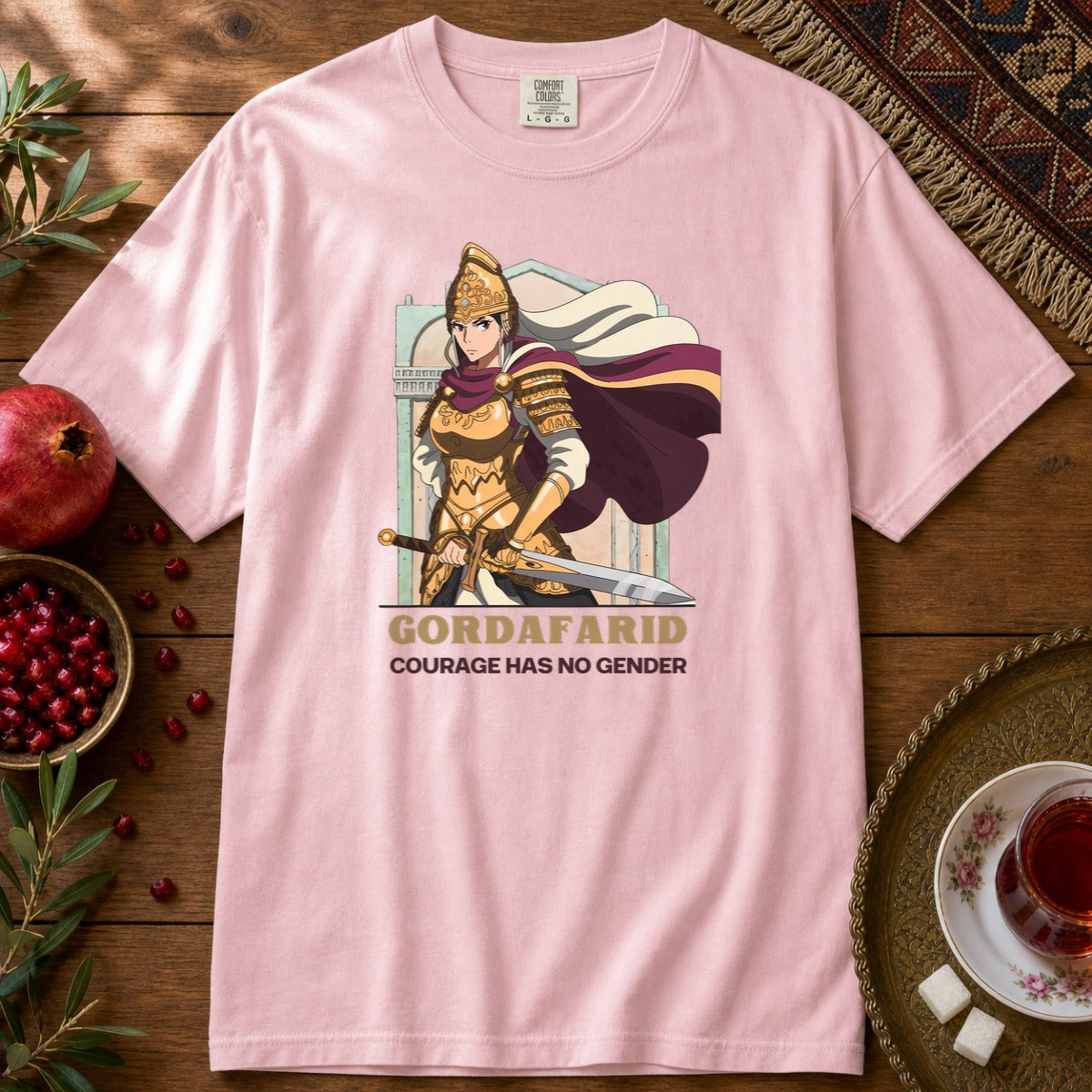 Gordafarid Premium Tee - Blossom