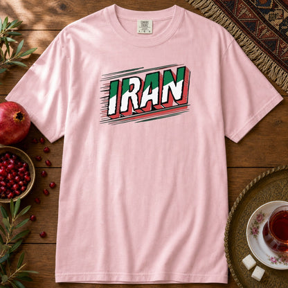 Iran Retro Team Melli Premium Tee - Blossom