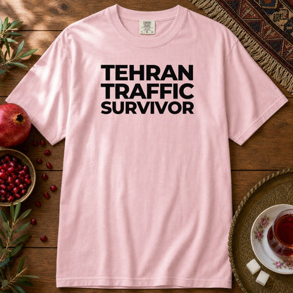 Tehran Traffic Survivor Premium Tee - Blossom
