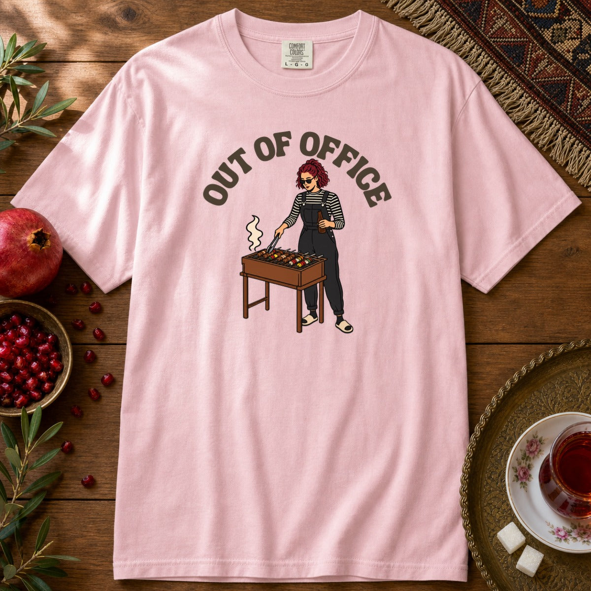 Out of Office - Female Premium Tee - Blossom