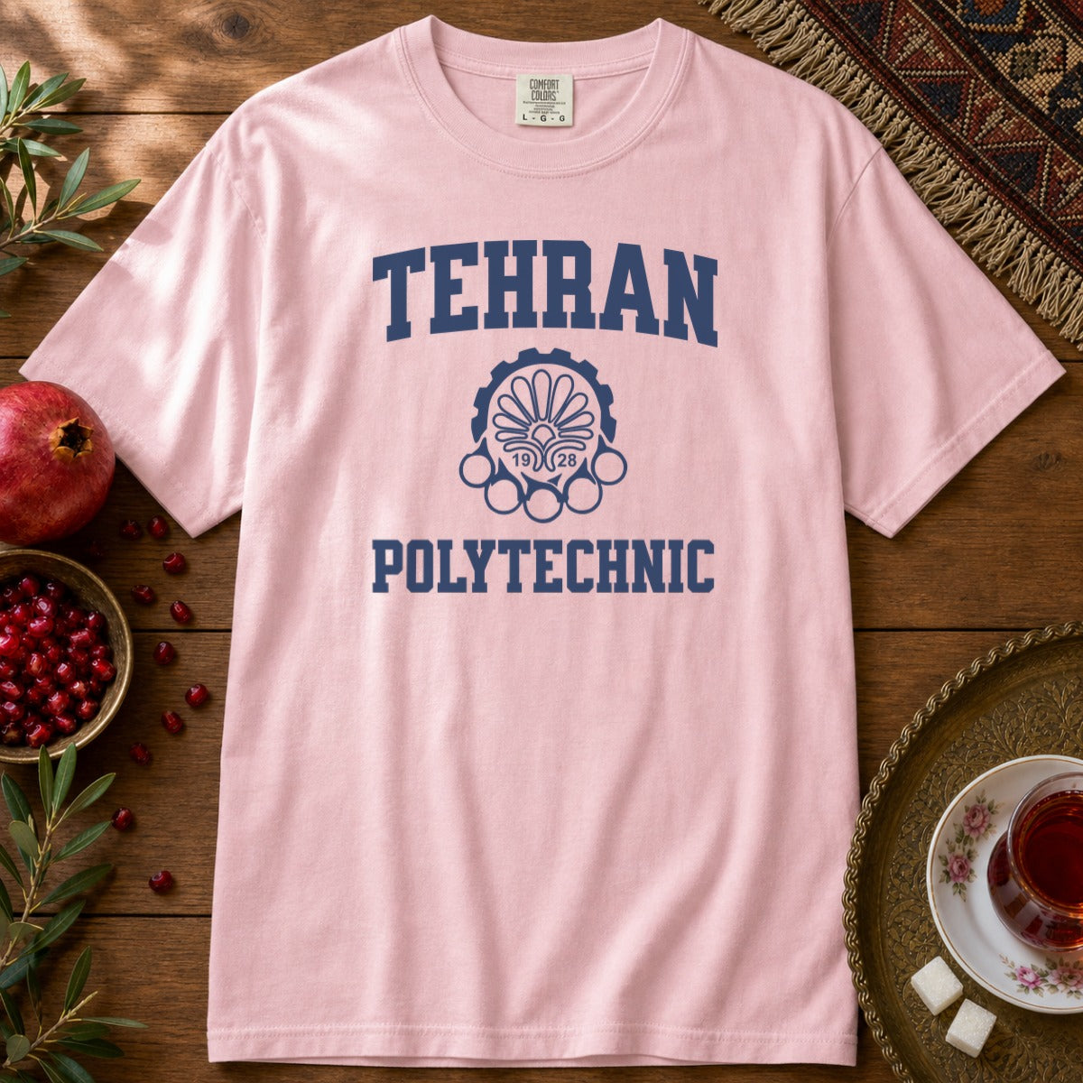 Tehran Polytechnic Premium Tee - Blossom