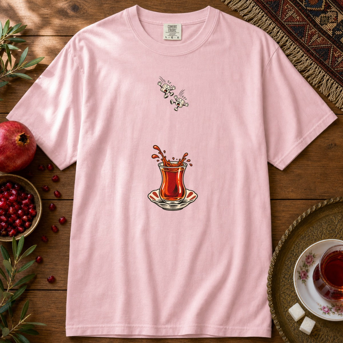 Diving Ghands Premium Tee - Blossom