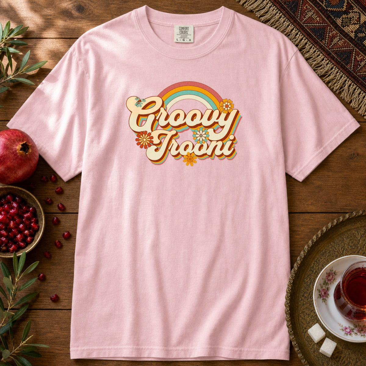 Groovy Irooni Premium Tee - Blossom