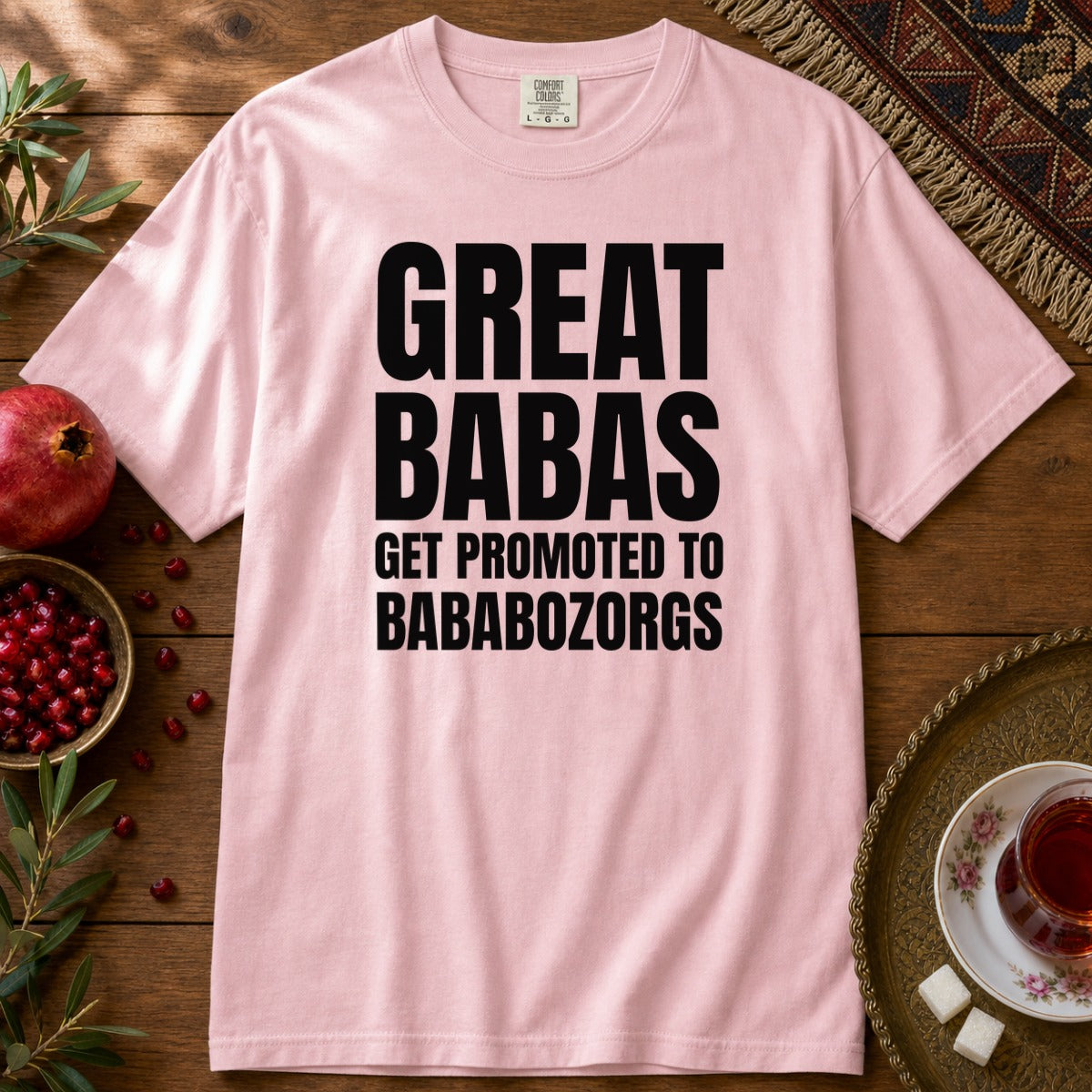 Great Babas Get Promoted to Bababozorgs  Premium Tee - Blossom