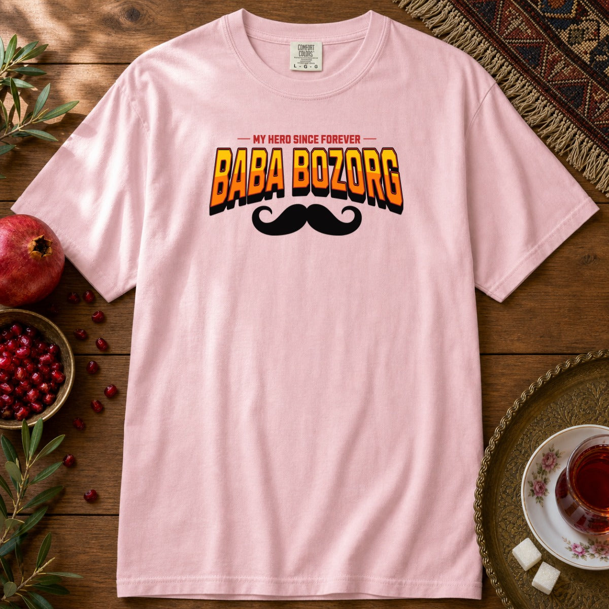 Bababozorg Hero Premium Tee - Blossom