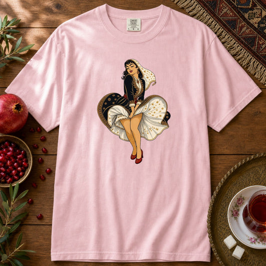 Qajari Merlin Premium Tee - Blossom
