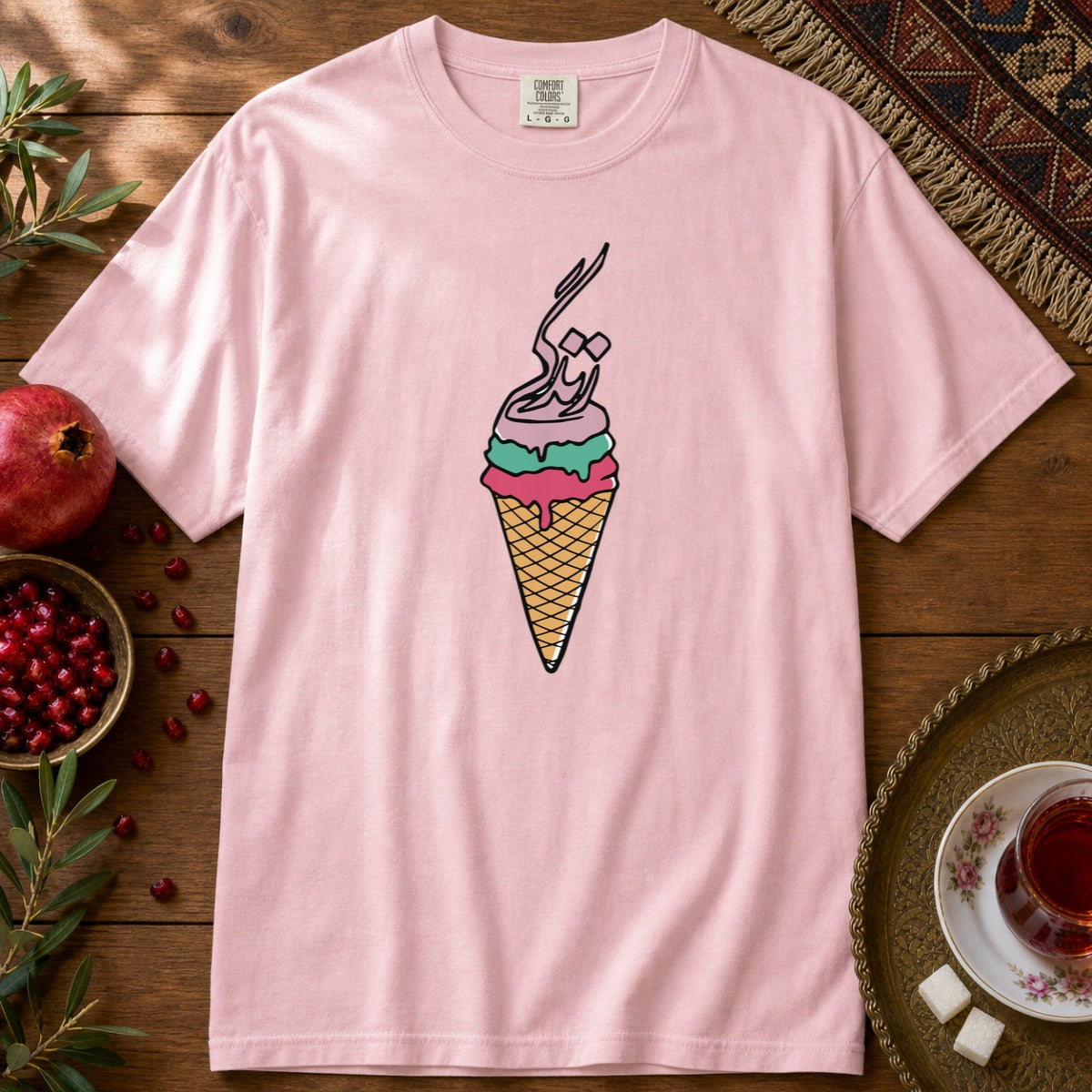 Life Ice Cream Premium Tee - Blossom
