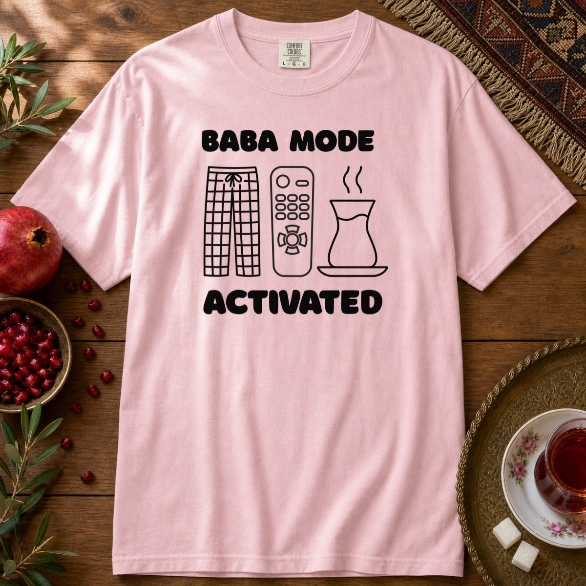 Baba Mode Activated Premium Tee - Blossom