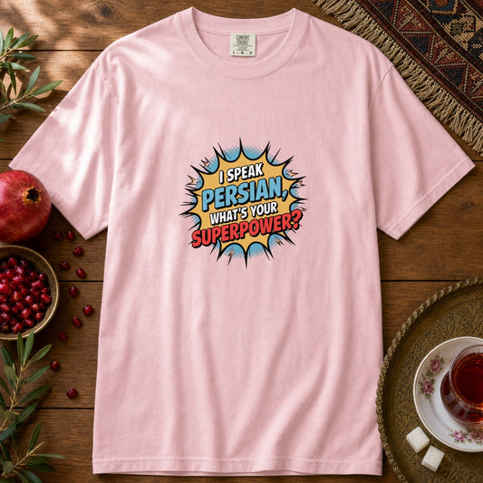 Persian Superpower Premium Tee - Blossom